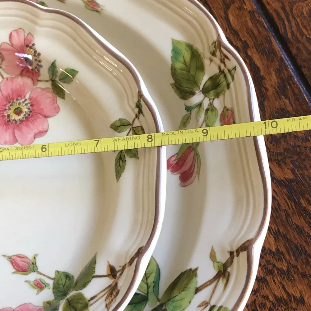 Estate. Mikasa Heritage Pink and White Dinnerware Floral Design - Picture 14 of 14